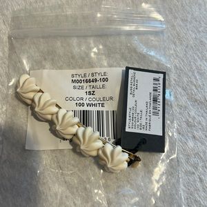 Marc Jacobs Resin Floral Barrette Hair Clip NWT